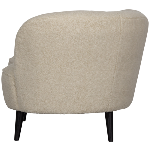 Lounge Fauteuil Sara Teddy - Off White (rechts) - Afbeelding 4