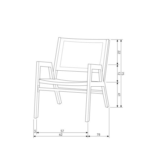 Tuin Fauteuil Pem - Zwart - Afbeelding 8