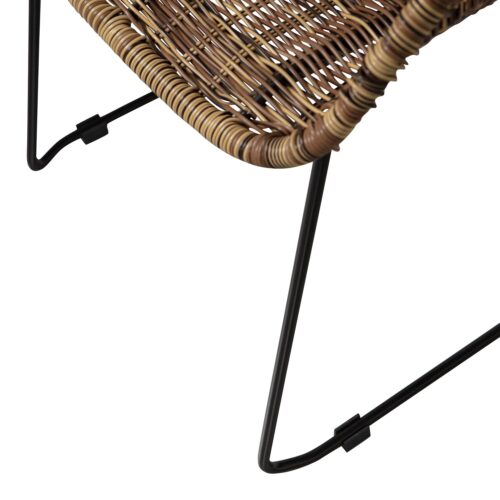 Tuin/ Eetkamerstoel Willow Rattan - Naturel - Afbeelding 8