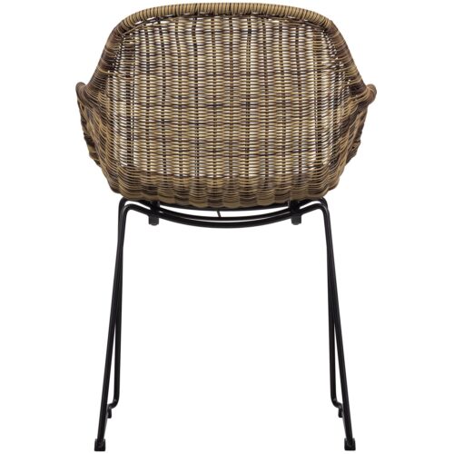 Tuin/ Eetkamerstoel Willow Rattan - Naturel - Afbeelding 6