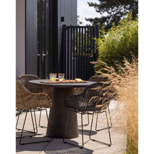 Tuin/ Eetkamerstoel Willow Rattan - Naturel - Afbeelding 3