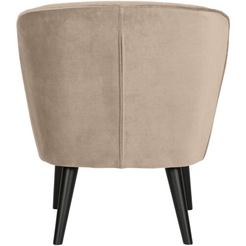 Fauteuil Sara Velvet - Khaki - Afbeelding 4