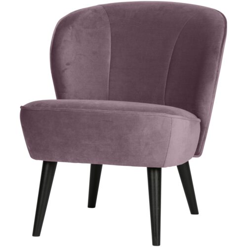 Fauteuil Sara Velvet - Lilla