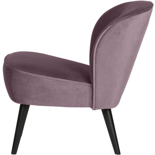 Fauteuil Sara Velvet - Lilla - Afbeelding 4