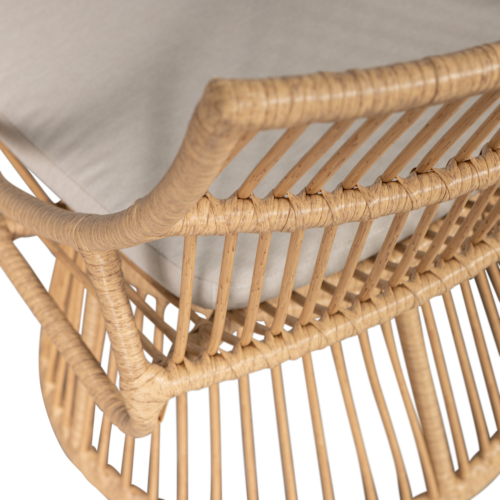 ALATNA TUINSTOEL WICKER NATUREL - Afbeelding 7