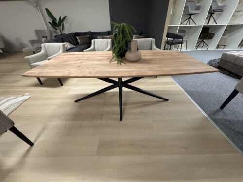 Eettafel Lara 200 x 100 cm met spinpoot (showmodel) - Afbeelding 3